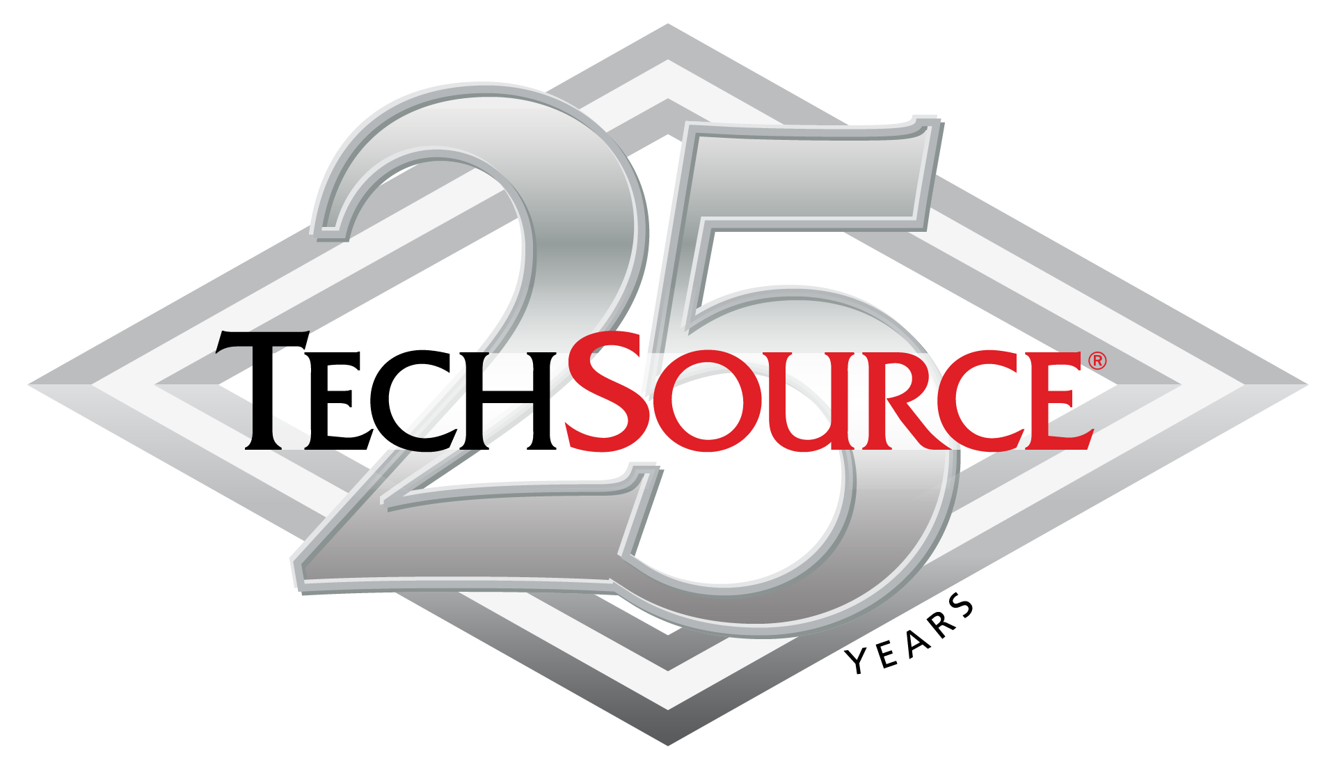 TechSource 25th Year Logo